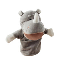 Open Mouth Cartoon Animal Plush Hand Puppet, Movable Mouth & Washable Design, Parent-Child Toy For All Ages 2+ & S
