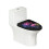 Toiletdæksel Vaskbart Blødt Åndbart Rosa Sort 1