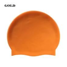 Adult Silicone Swimming Cap – Non-Slip, Watertight, Large Ear Pockets, 3D Ergonomic Fit, Thick Curved Edge for Hair Protection
