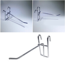 10PCS Supermarket Iron Hooks Kitchen Hooks Multifunctional Hangers for Hanging Pans Cups Bags Towels (10cm)