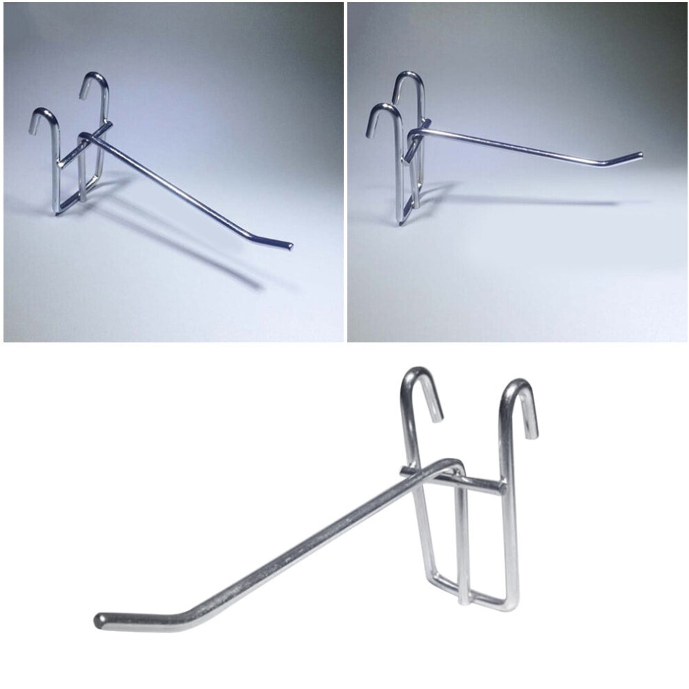 10Pcs Supermarket Iron Hooks Kitchen Hooks Multifunctional Hangers For Hanging Pans Cups Bags Towels (10Cm) 9377112618319