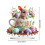 Easter Decorations: 2D Acrylic Easter Eggs & Rabbit Ornaments for Tabletop, Wall – Compatible with Easter Party Supplies 3