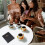 1Pc Practical Black Menu Book Folder for Restaurant Use with Slide in Page Holder 6