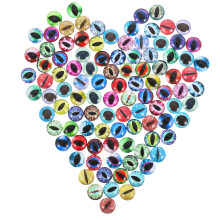 400Pcs Assorted Color Glass Eyes for DIY Puppet Doll Making Supplies