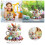 Easter Decorations: 2D Acrylic Easter Eggs & Rabbit Ornaments for Tabletop, Wall – Compatible with Easter Party Supplies 2