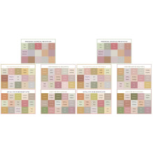 Bible Study Tabs PVC Self-Adhesive Page Dividers Assorted Colors