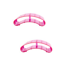 2Pcs Clear Edged Lollipop Stand Pink Cake Holder for Weddings