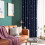 Heat Blocking Window Curtains Navy 1 Pc 39.4x51.2in 7