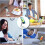 2pcs Foldable Mobile Phone Tablet Stand Holder, Angle Height Adjustable For compatible with IPhone, compatible with IPad, Android Smartphone E-Reader 7