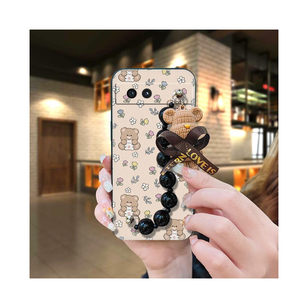 Google Pixel 8A Case Soft Silicone Bear Design 9422877548897