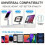 2pcs Foldable Mobile Phone Tablet Stand Holder, Angle Height Adjustable For compatible with IPhone, compatible with IPad, Android Smartphone E-Reader 8