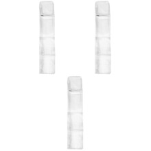 3Pcs Transparent Pc Erhu Carrying Case Lightweight Durable Storage Bag
