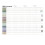 2026 Ημερολόγιο τοίχου σε ρολό χαρτιού οριζόντιο 20,6x29,2 ίντσες 1