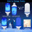 YesLED Flame Light Bulbs, 4 Modes, E26 Base, for Holiday/Patio/Indoor Decor – Compatible with E26 sockets (Blue, 4 Pack) 3
