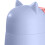 Insulated Soup Cup 450ml Blue with Foldable Spoon 4