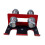 Barbell Holder for Squat Rack Rack Attachment Vertical Bar Holder Red 5