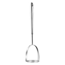 Stainless Steel Potato Masher with Long Handle, One-Piece Heavy-Duty Design for Potatoes, Beans, Avocado, Fruit & Veggies