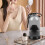 360 Rotatable Makeup Brush Holder, Black Plastic 4