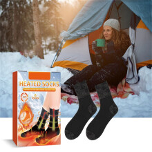Winter Heated Socks – Quick Heating, Built-in Intelligent Circuit for Stable Temp, Compatible with Outdoor Cold Weather