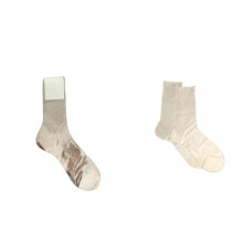 Shiny Metallic Ribbed Socks – Soft Silk Blend, Stretch Fit for All-Day Comfort, One Size, Compatible with Daily & Outdoor Wear