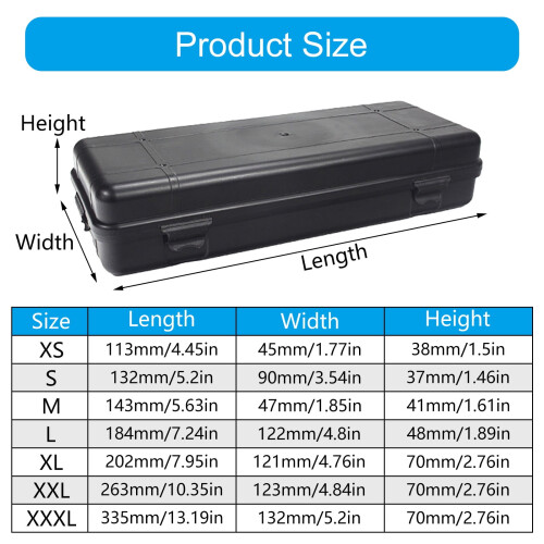 Tool Organizer Plastic Box with Cushioned Interior 2