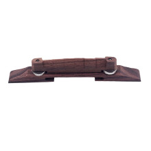 Adjustable Guitar Bridge Replacement Set in Rosewood Brown
