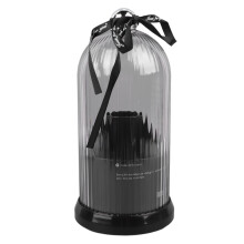 360 Rotatable Makeup Brush Holder, Black Plastic