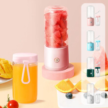 Portable Wireless Electric Juicer Dual-Cup 7.3 inch Green
