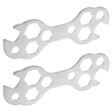 Clé multifonctionnelle pour vélos électriques (lot de 2), outil de réparation multifonctionnel, construction robuste, outil pour rayons