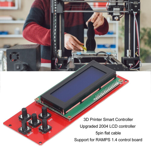 3D-Drucker LCD-Controller-Modul 2004-Bildschirm mit 5-poligem Flachbandkabel 2