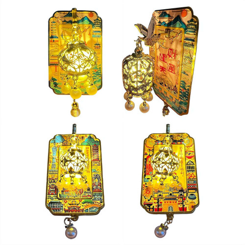 Metal 3D Landmark Refrigerator Magnet Set