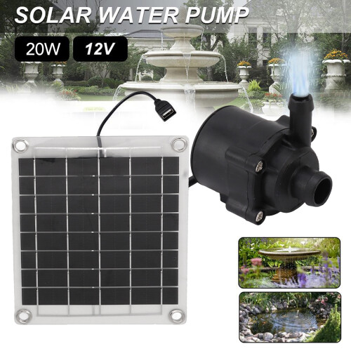 20W Submersible Solar Pump Kit Pond 2