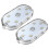 Bil Ambientebelysning Abs1Pair Natlampe Touch Control 1