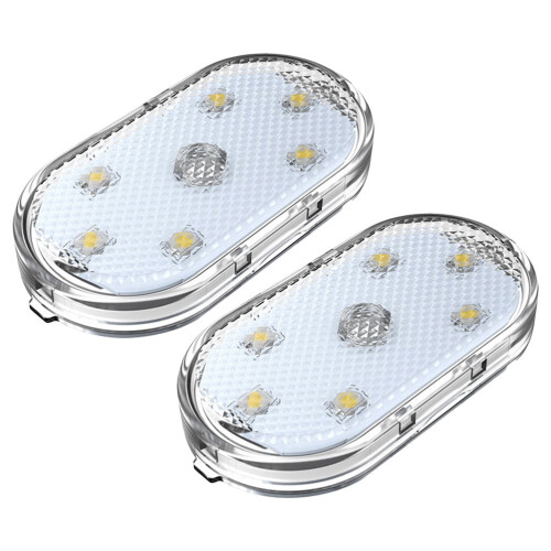 Bil Ambientebelysning Abs1Pair Natlampe Touch Control