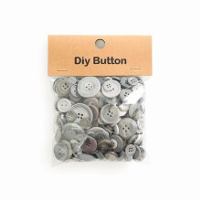 Resin Buttons Round Assorted 2-Pack 0.9-3.5 cm