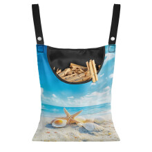 Starfish Hanging Clothespin Storage Bag – Reusable, Heavy-Duty, Compatible with Standard Clothespins