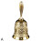 Hand Bell Floral Pattern 4.5 Inch Clear Loud Sound 8