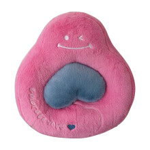 Smiling Heart Avocado Pillow 17.7 inch