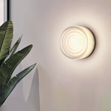 Round LED Ceiling & Wall Light, Waterproof, Colorful, Modern Sconce for Terrace, Entrance, Hallway, Courtyard, Balcony – Compatible with Standard