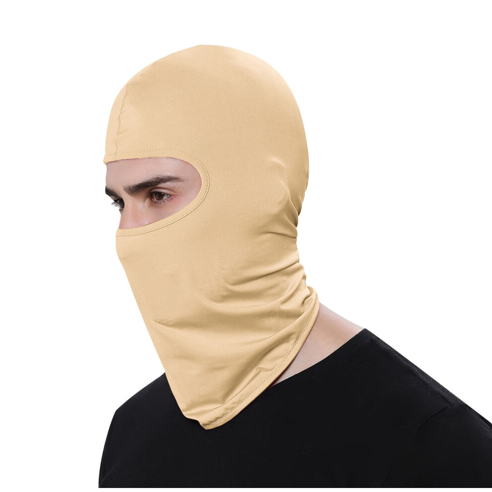 Ski Mask For Men Women Balaclava Hood Skullies Beanies Outdoor Sports Cycling Hat Face Mask Free Size Gold 9180435396549
