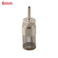 Slangestang Filter Rustfritt Stål 304 Sil Netting Rør Pumpe Drivstoff Gass 6Mm~18Mm 304 Rustfritt Stål Robust Konstruksjon, 6Mm