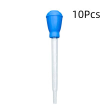 10Pcs Turkey Baster, Syringe Meat Marinade Injector Needle, Silicone Bulb and Cleaning Brush Meat Baster for Kitchen Cooking