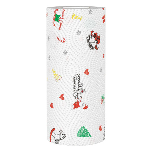 Χαρτοπετσέτες Χριστουγέννων, 1 Ρολό – Υψηλής Απορροφητικότητας,
