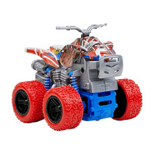 4-Wheel Pull-Back Toy Motorcycle for Kids, Friction-Powered Dirt Bike Toy, Birthday Gift for Ages 3-6