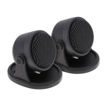 Pre-wired 20W Flush-Mount Silk-Dome Tweeter, 1Pair Car Tweeter Speakers Treble Loudspeaker