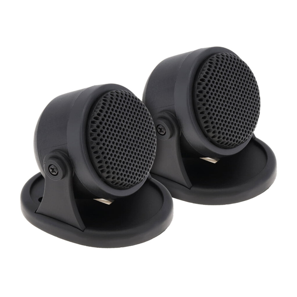 Pre-Wired 20W Flush-Mount Silk-Dome Tweeter, 1Pair Car Tweeter Speakers Treble Loudspeaker 9399596247403