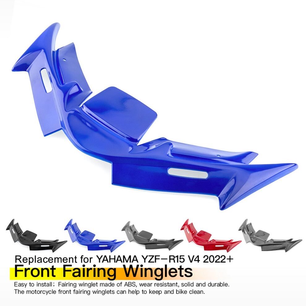 Motorcycle Front Fairing Winglets For R15 V4.0 2022+, Aerodynamic Red 9381387602157