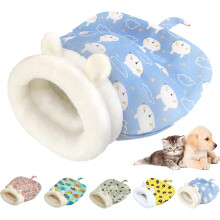 Cozy Semi-Enclosed Pet Nest for Cats & Dogs – Ultra-Soft Winter Warm Sleeping Bag, All-Season Indoor Bed