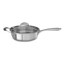 Saute Pan 5-Ply Copper Stainless Steel 3.5 Quart