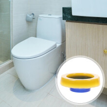 Yellow Rubber Toilet Bowl Sealing Gasket for Bathroom, Easy to Install and Provides a Tight Seal